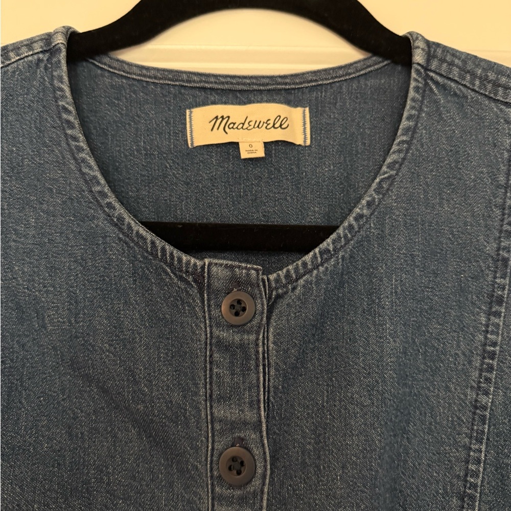 Madewell Blue Women's Jeans Overalls - Picture 6 of 13